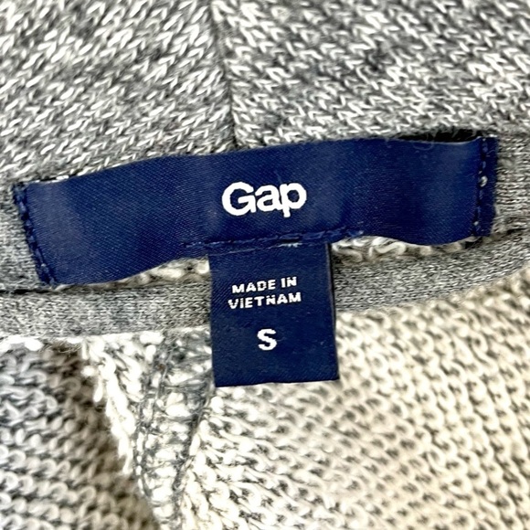 Gap Motto Gray Zipper Jacket Size Small - Picture 4 of 4